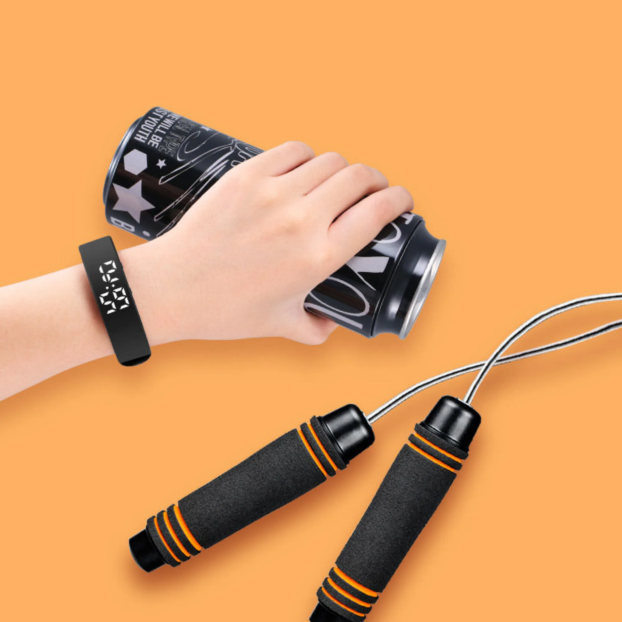 ZGO Vibration Alarm Wristband Watch with Digital Display, Models 660 and 663 thumbnail 3