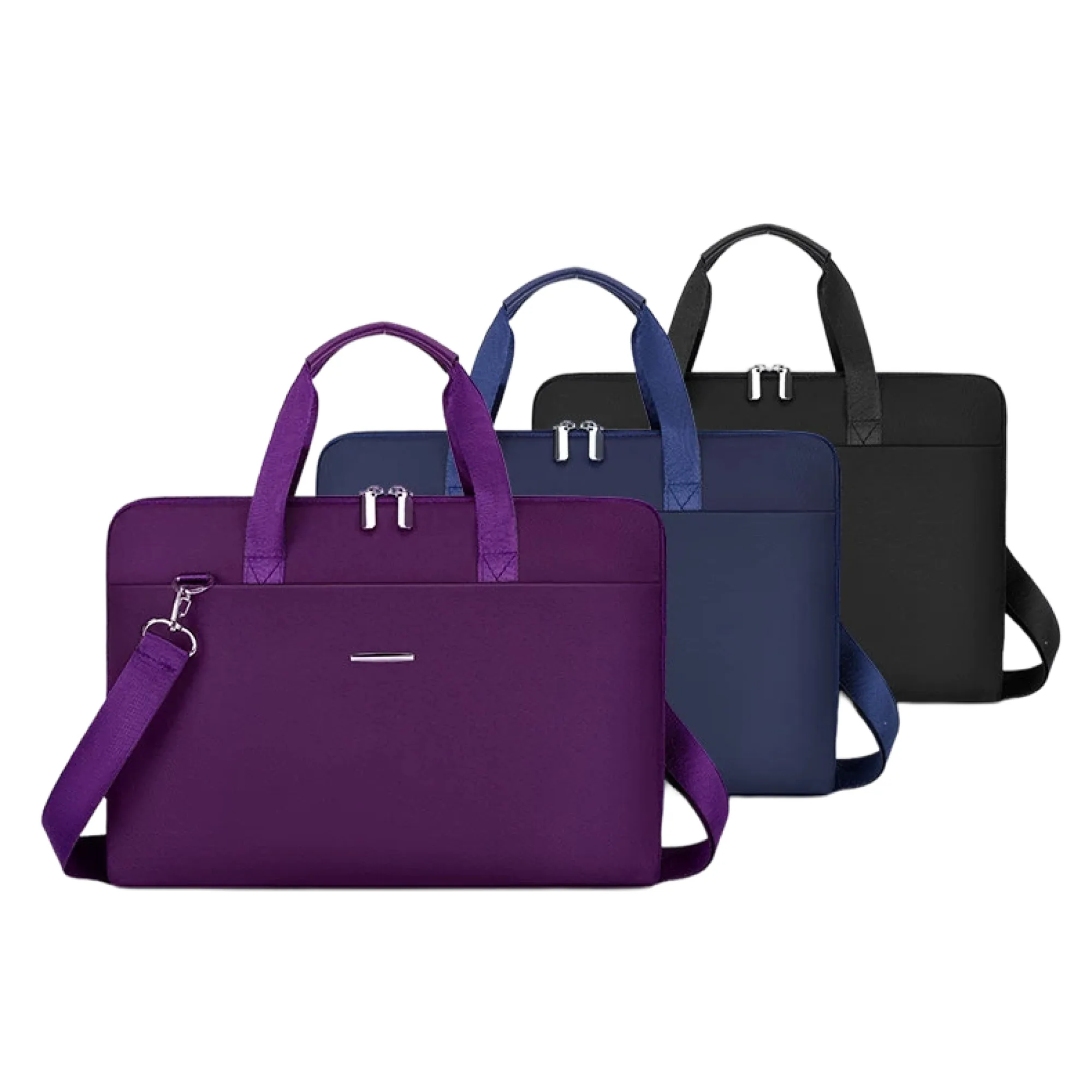 Nylon Briefcase Laptop Bag with Multiple Compartments
