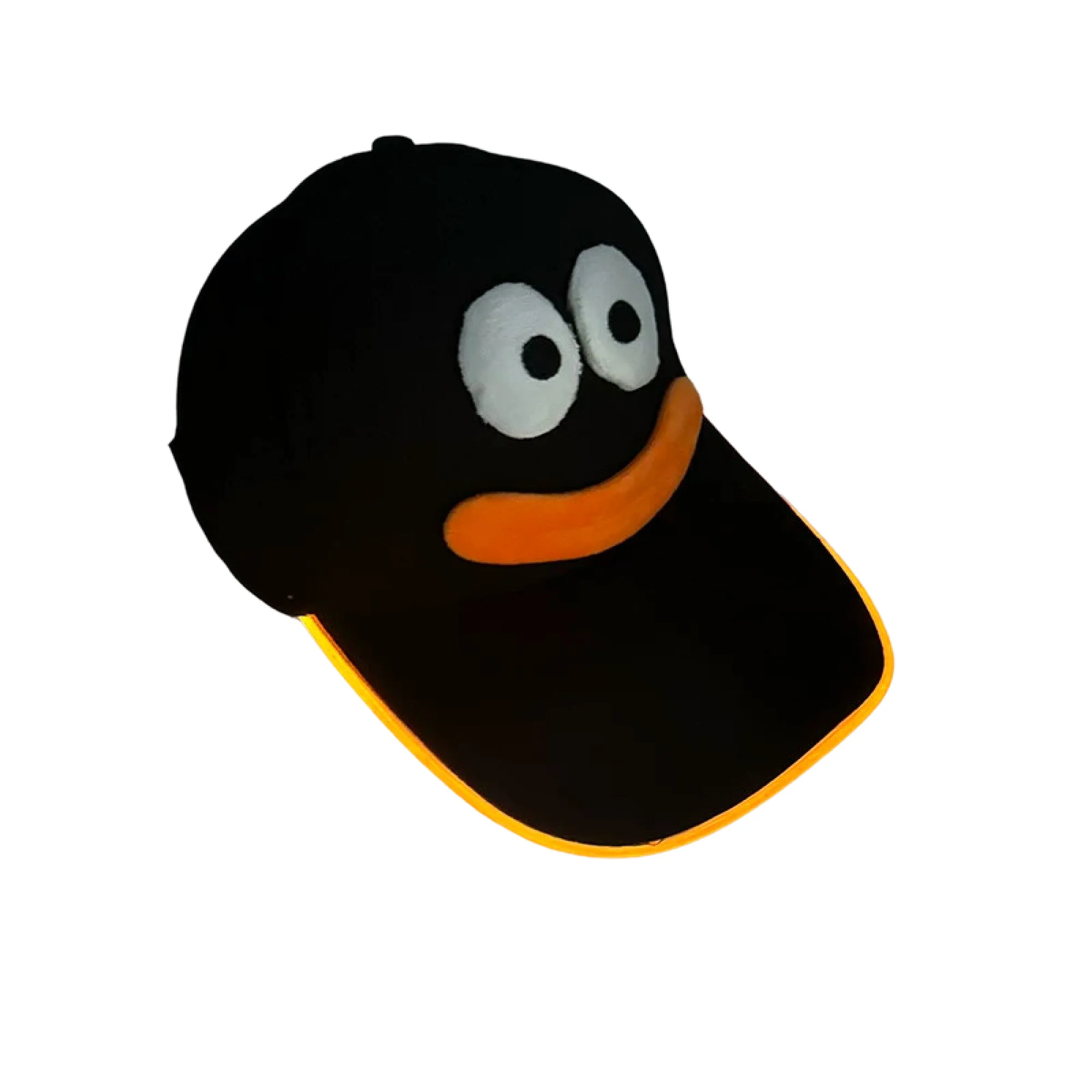 LED Light-up Baseball Cap with Cartoon Eyes and Mouth thumbnail 8