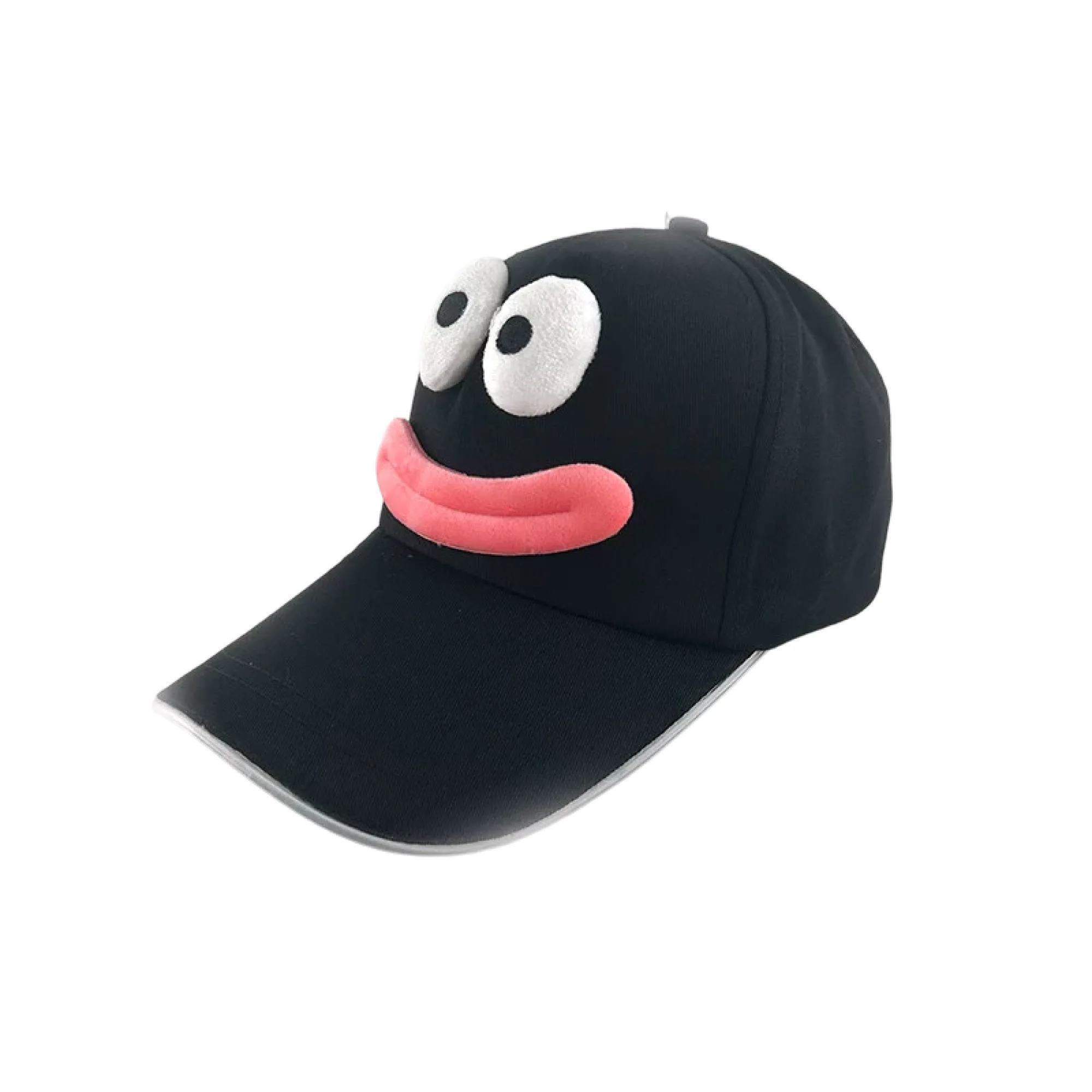 LED Light-up Baseball Cap with Cartoon Eyes and Mouth thumbnail 9