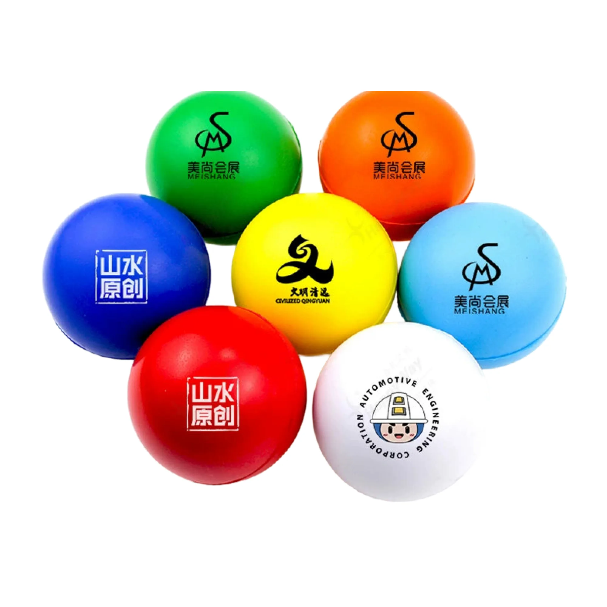 PU Foam Stress Ball in 5 cm and 6.3 cm Diameters thumbnail 4