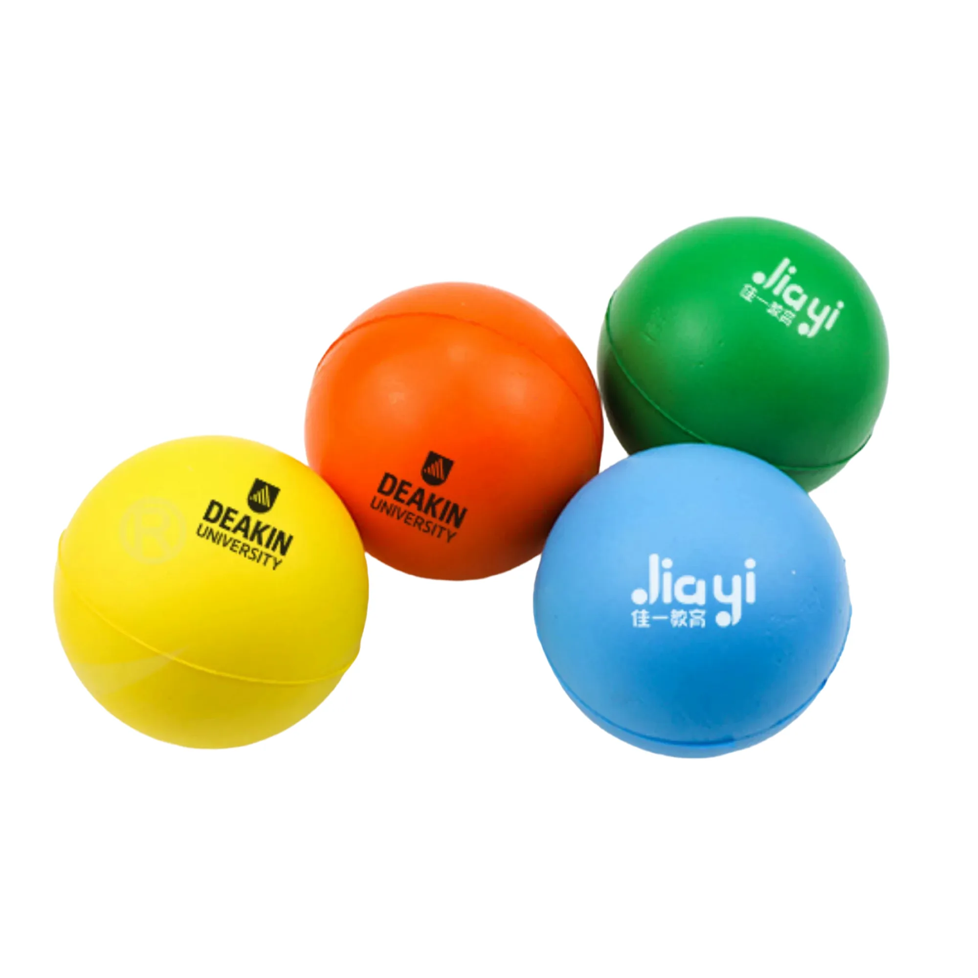 PU Foam Stress Ball in 5 cm and 6.3 cm Diameters