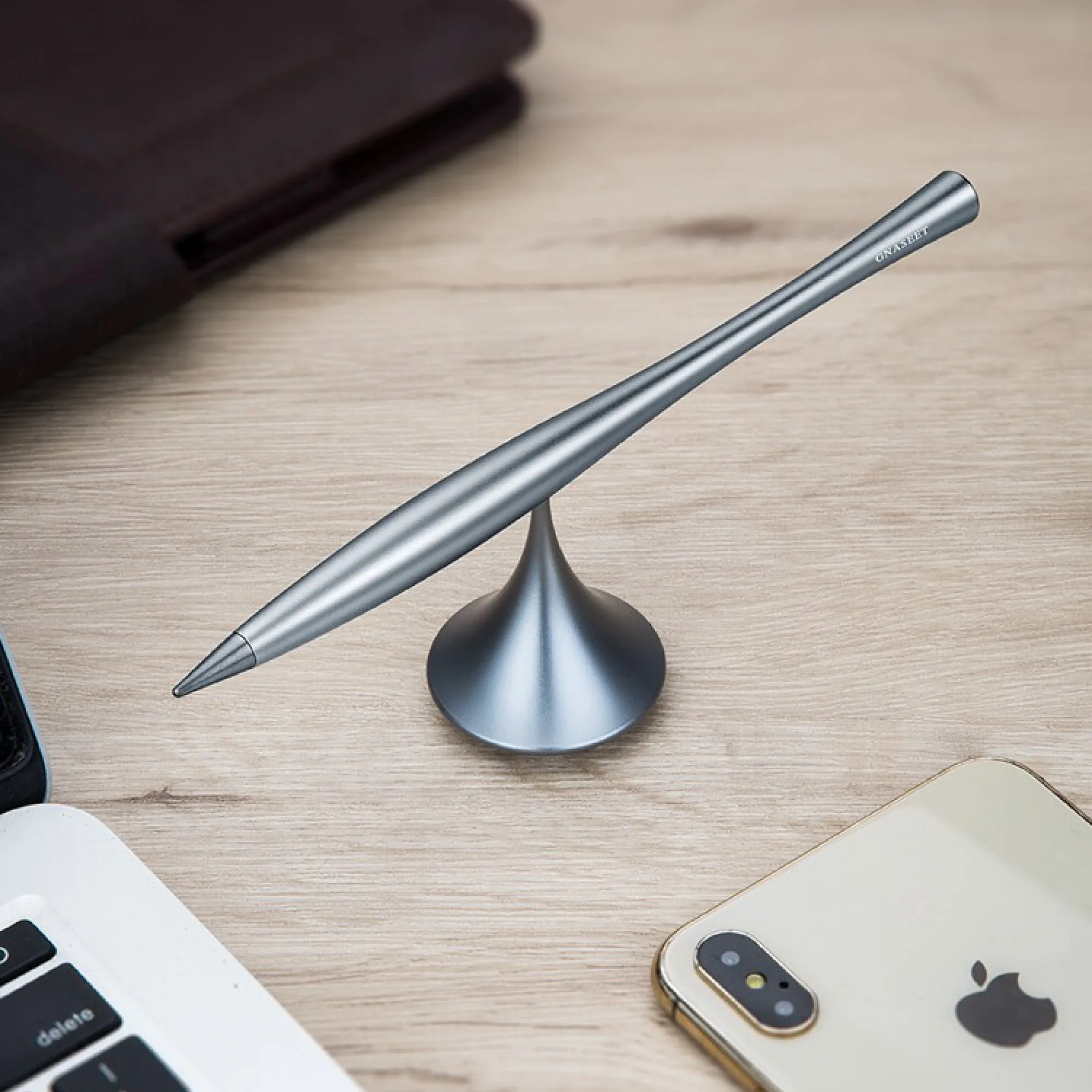 GNASEET GS-68 Inkless Metal Pen with Rotating Pen Holder thumbnail 5