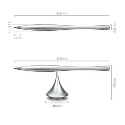 GNASEET GS-68 Inkless Metal Pen with Rotating Pen Holder thumbnail 4
