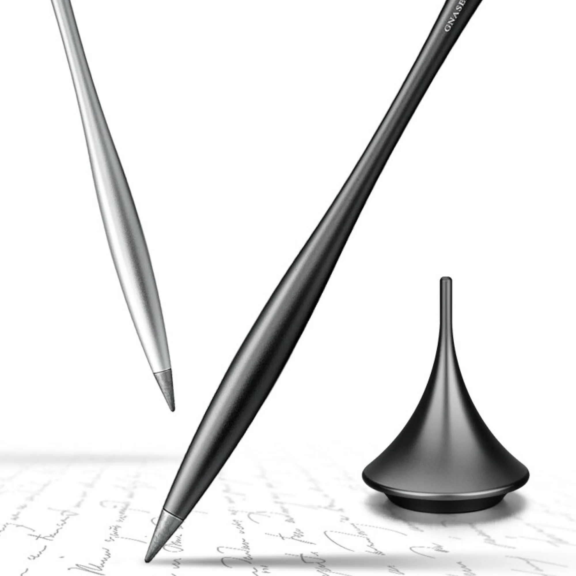 GNASEET GS-68 Inkless Metal Pen with Rotating Pen Holder — View 1