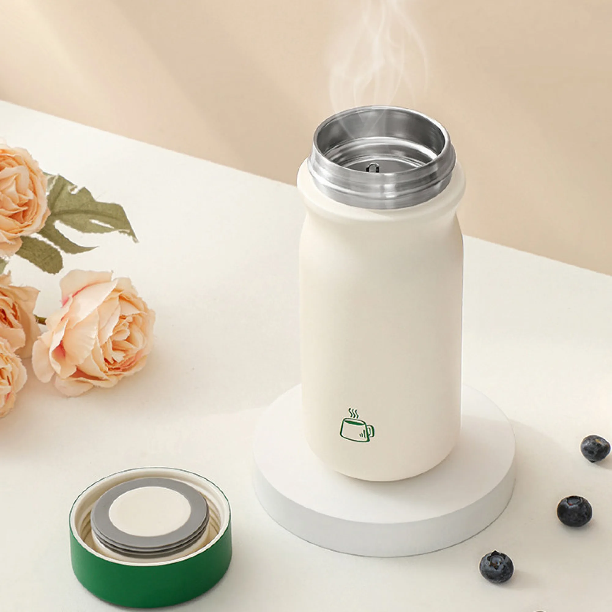 Insulated Tumbler with Tea Infuser, 320ml, Model TTH-BW063 thumbnail 3