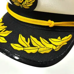 LED Light-up Sailor/Navy Cap with Embroidered Emblem thumbnail 2