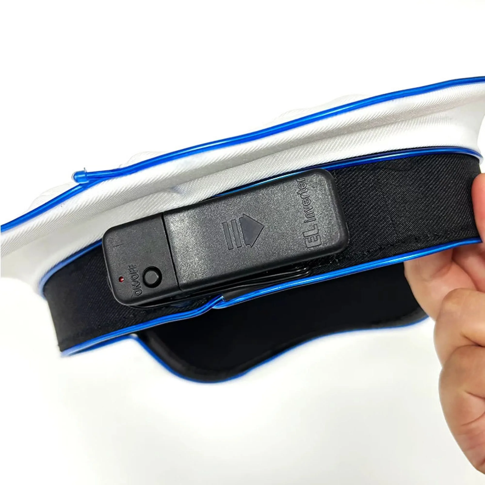 LED Light-up Sailor/Navy Cap with Embroidered Emblem thumbnail 3