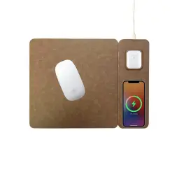15W Dual Wireless Charging Mouse Pad with Magnetic Detachable Design thumbnail 3