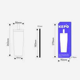 KEPO KC014 T-Shape Stainless Steel Insulated Cup with Straw Lid, 700ml thumbnail 8