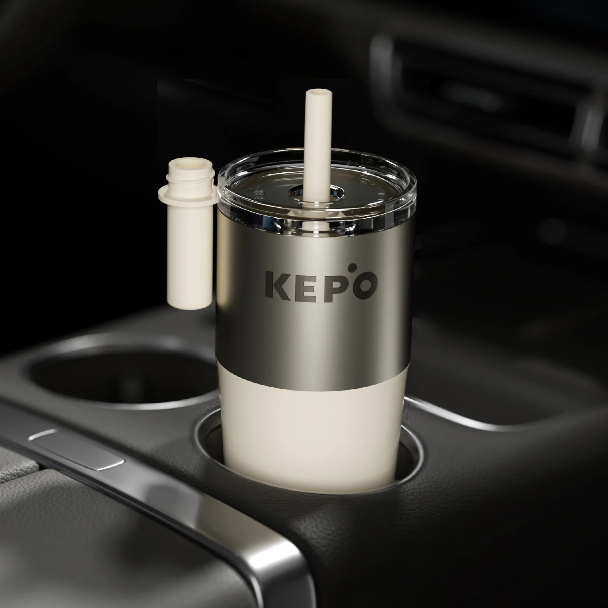 KEPO KC014 T-Shape Stainless Steel Insulated Cup with Straw Lid, 700ml thumbnail 6