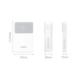 Pisen 10000mAh/20000mAh Power Bank with 22.5W Fast Charging, Standard and Built-in Cable Models thumbnail 8