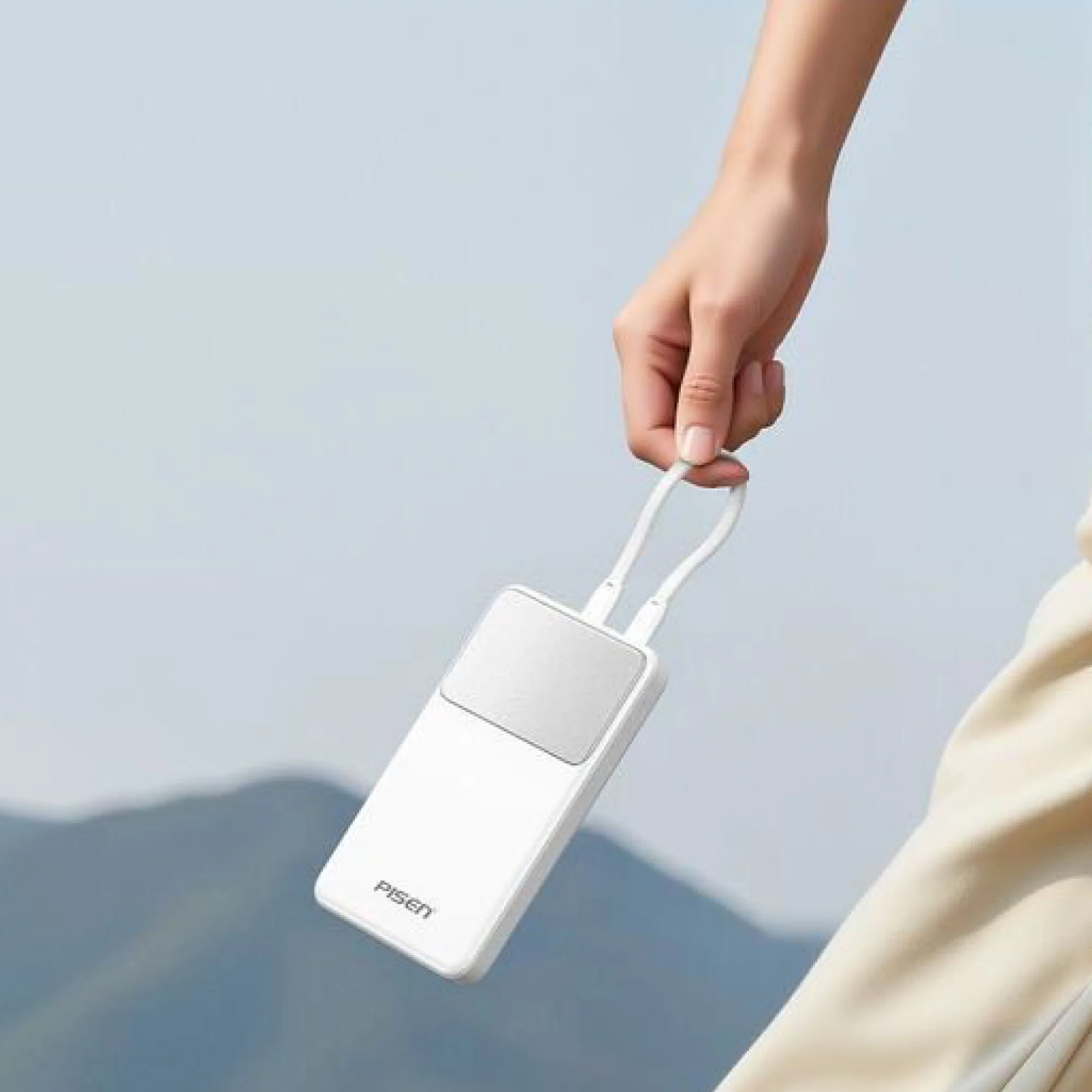 Pisen 10000mAh/20000mAh Power Bank with 22.5W Fast Charging, Standard and Built-in Cable Models thumbnail 3
