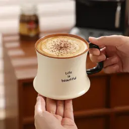 Ceramic Coffee Mug with Single Ear Handle thumbnail 2