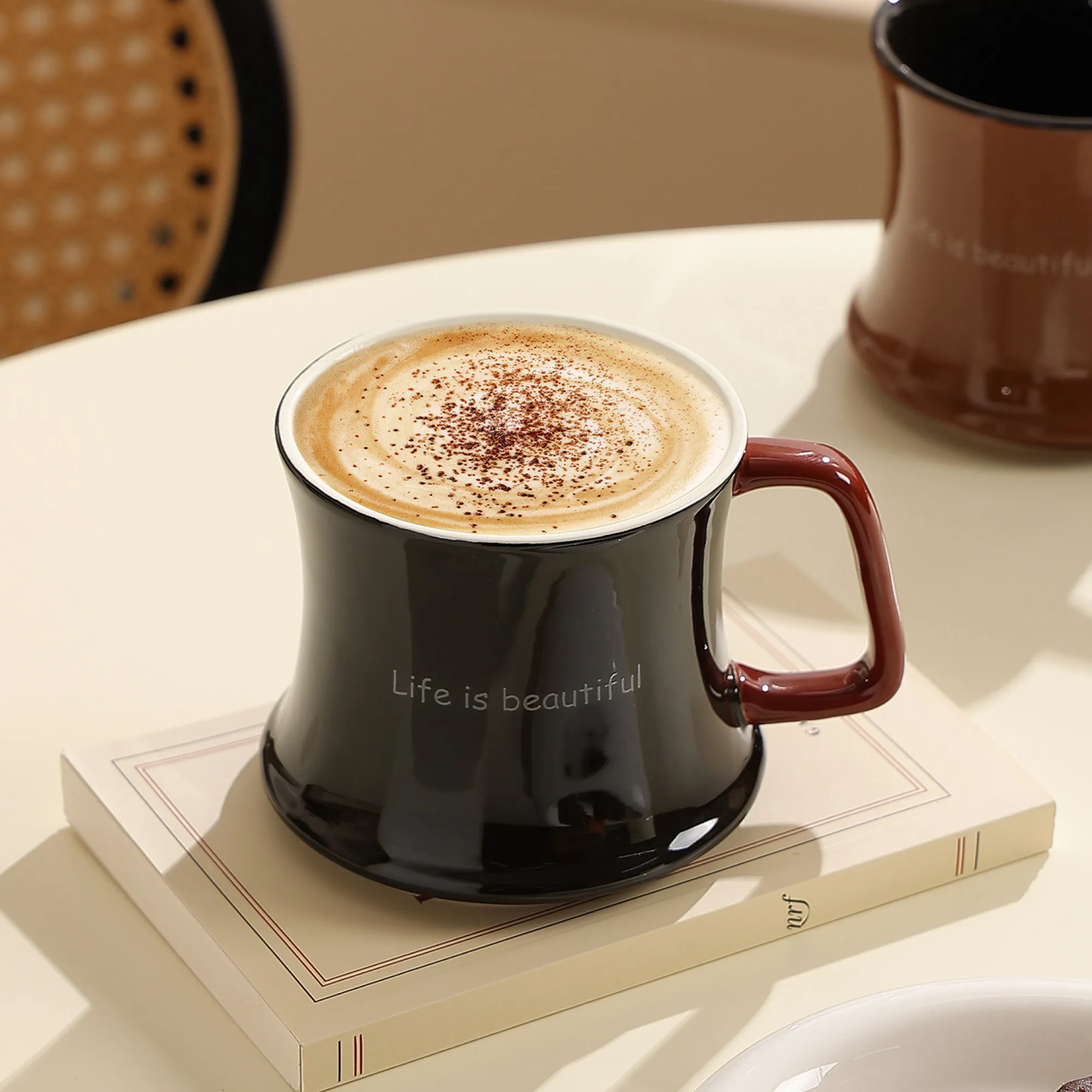 Ceramic Coffee Mug with Single Ear Handle thumbnail 5