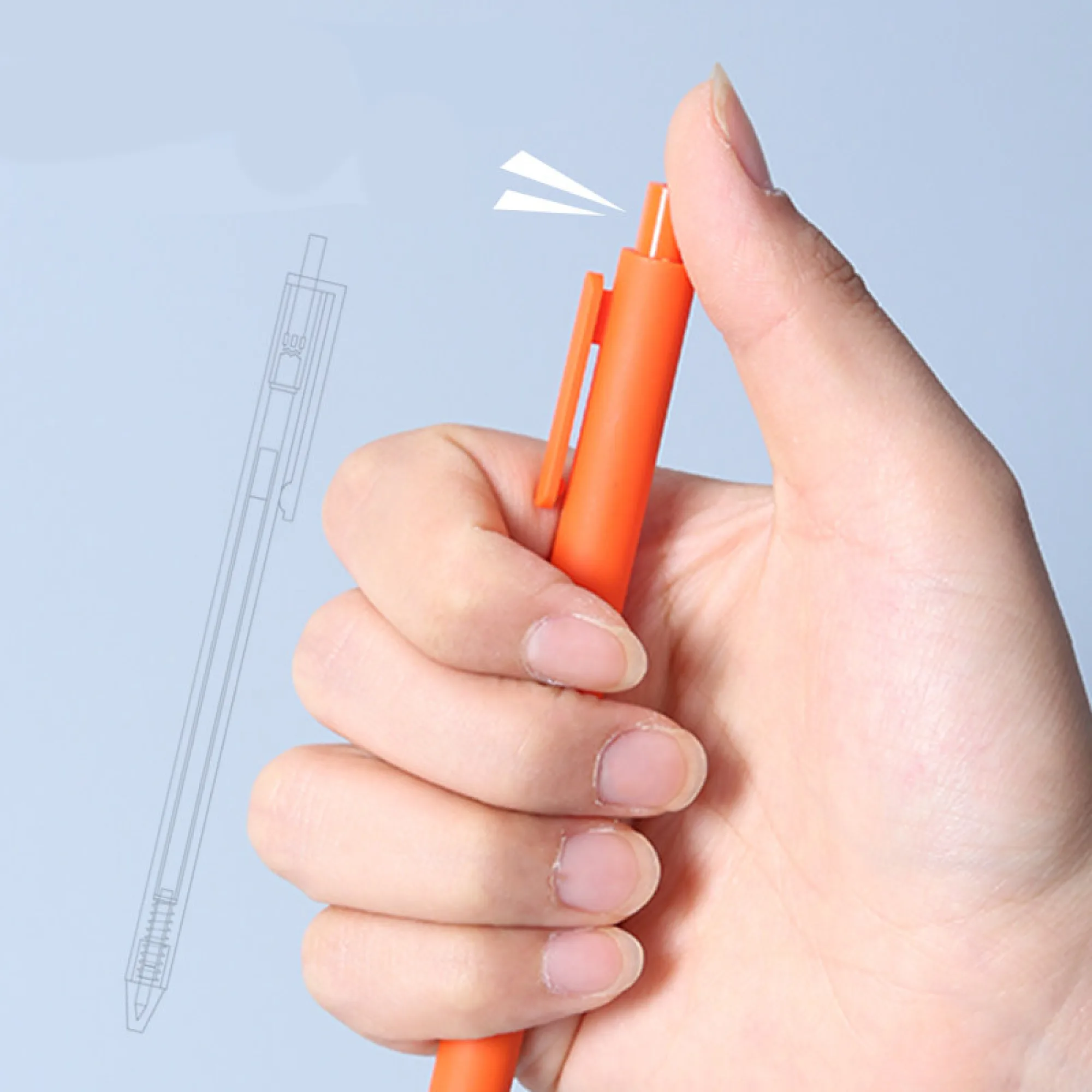 Candy Retractable Ballpoint Pen 0.5 mm thumbnail 4
