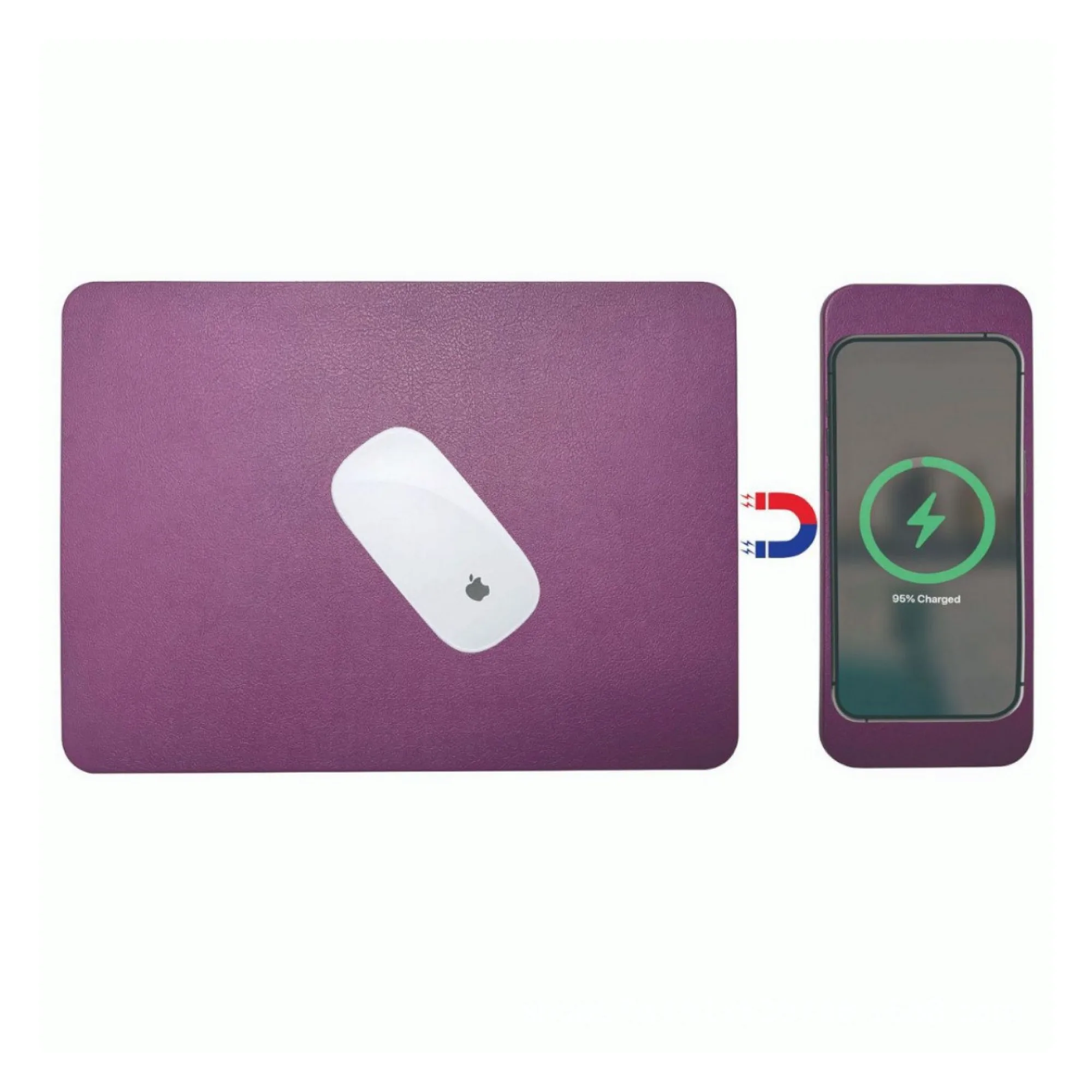 Magnetic Detachable 15W Wireless Charging Mouse Pad thumbnail 2