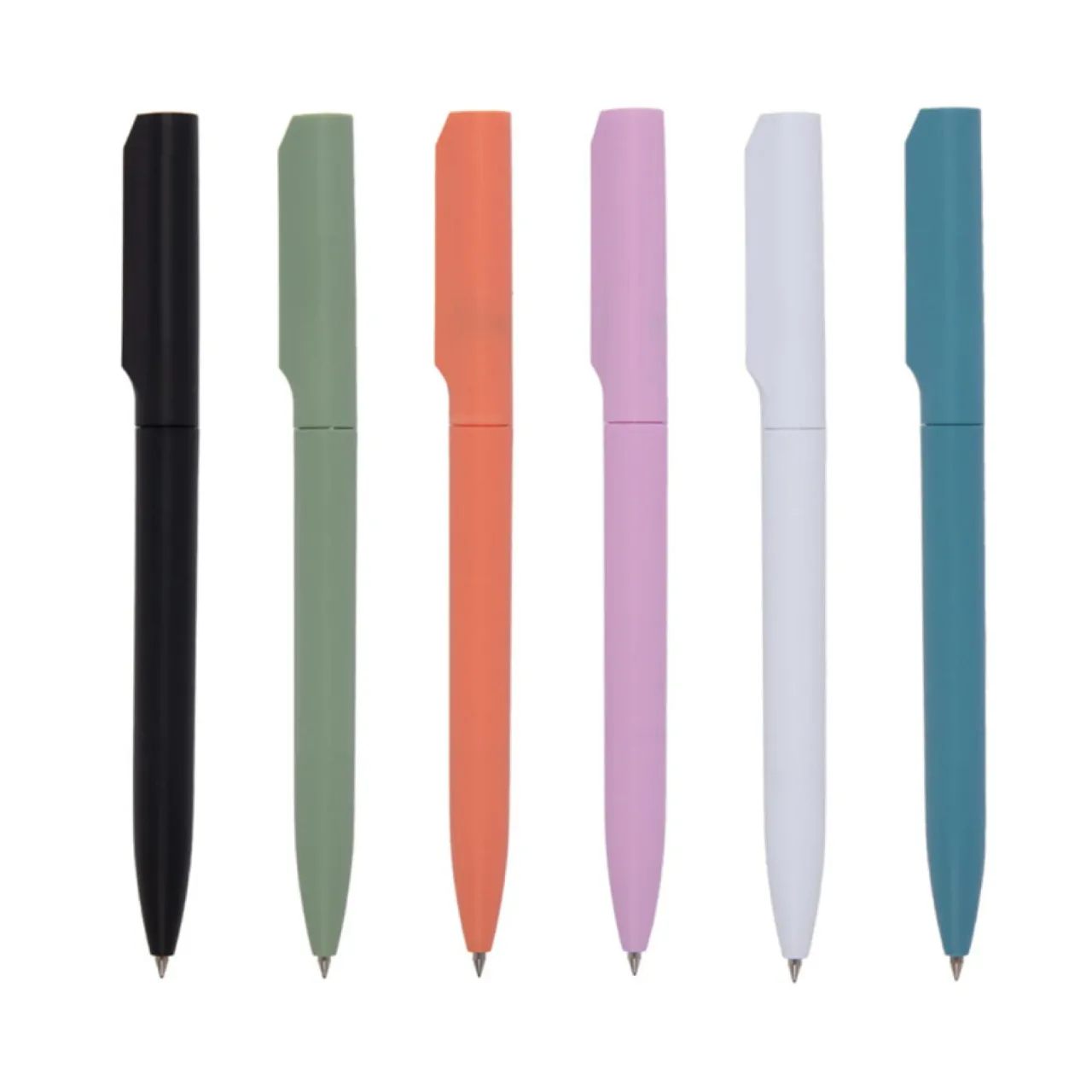 Twist-Action Retractable Ballpoint Pen 0.5mm Bullet Tip Black Ink Quick-Drying ABS Barrel Model 698
