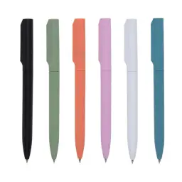 Twist-Action Retractable Ballpoint Pen 0.5mm Bullet Tip Black Ink Quick-Drying ABS Barrel Model 698 thumbnail 1