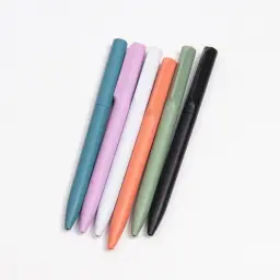 Twist-Action Retractable Ballpoint Pen 0.5mm Bullet Tip Black Ink Quick-Drying ABS Barrel Model 698 thumbnail 4