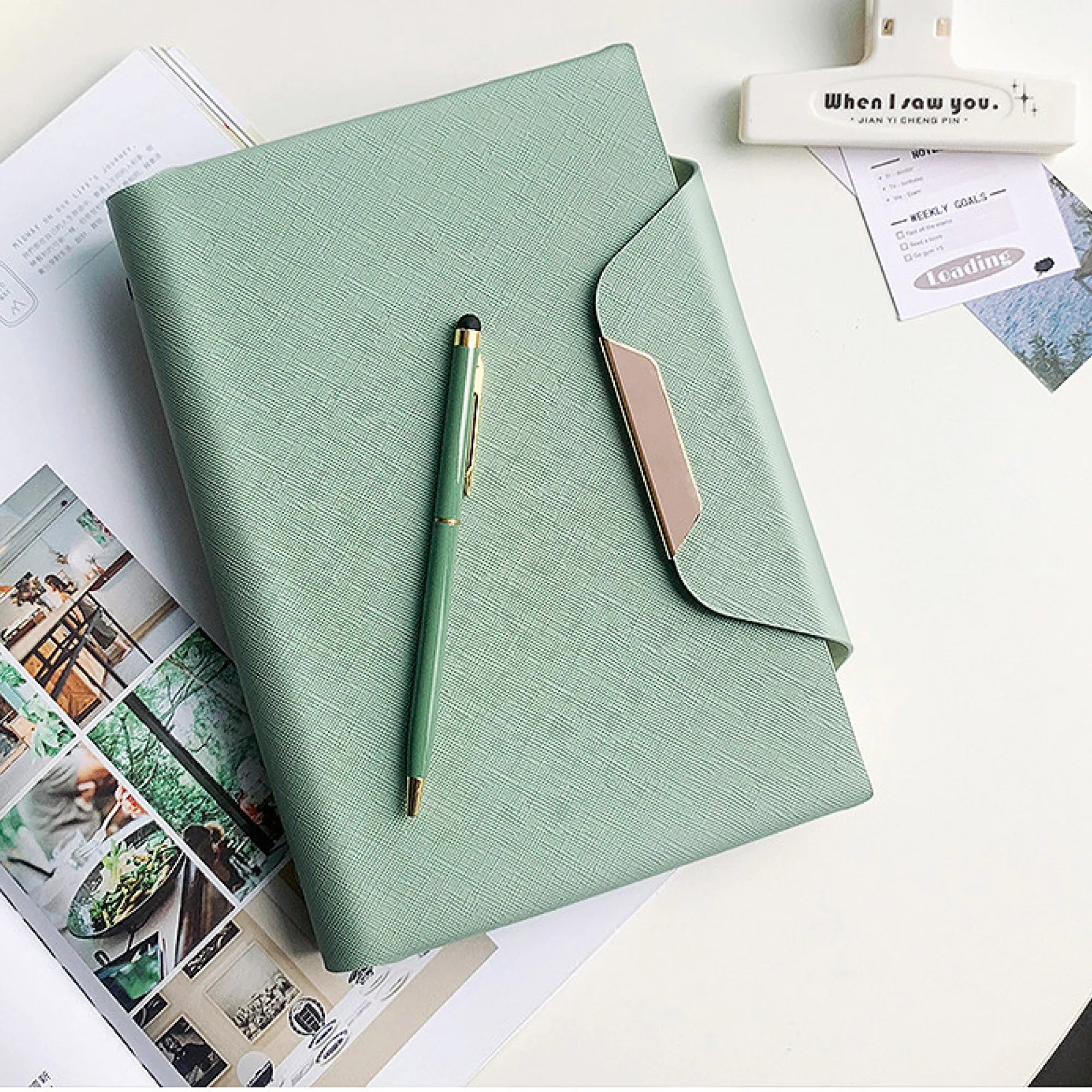 Hardcover Loose-Leaf Notebook with A5 and A6 Sizes thumbnail 3