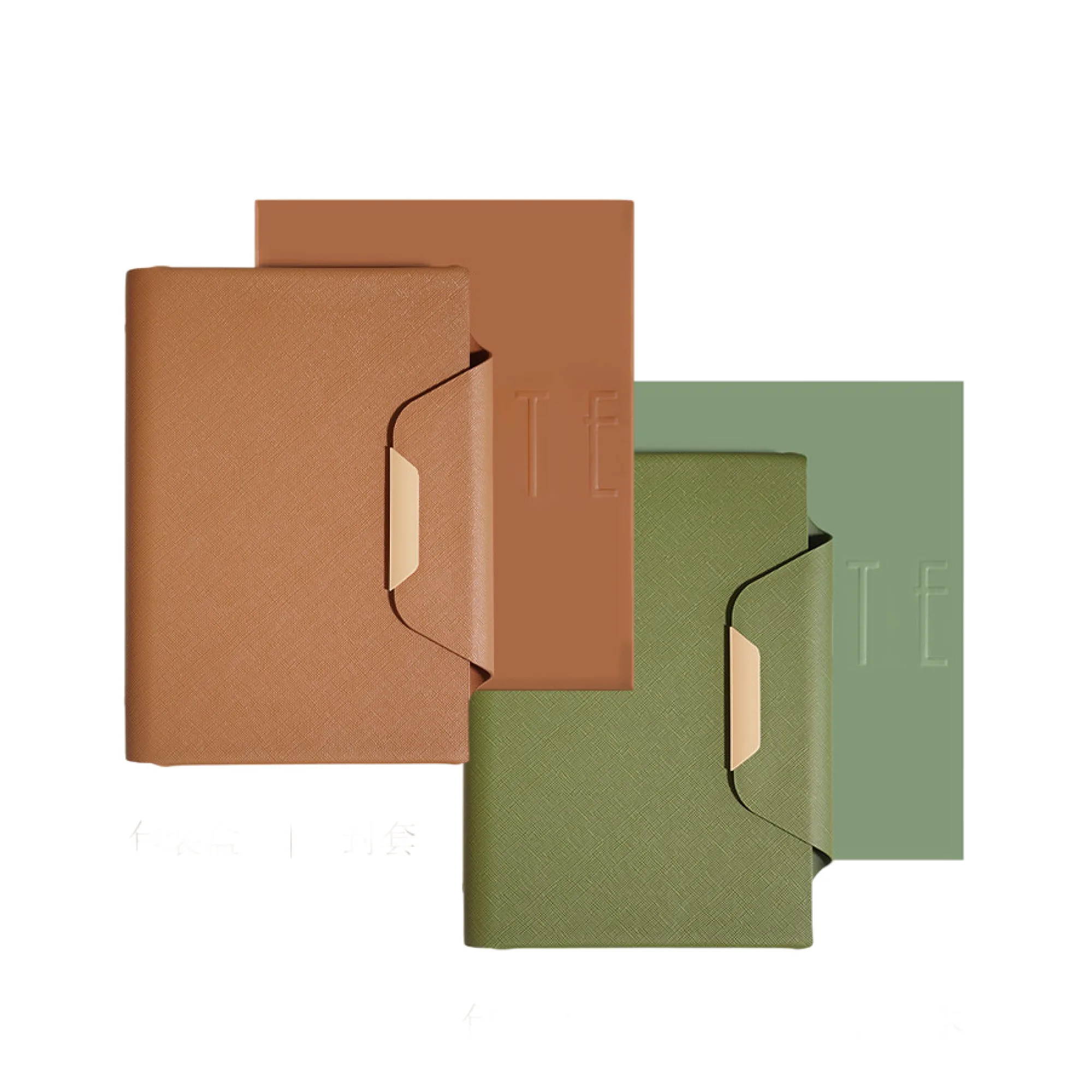 Hardcover Loose-Leaf Notebook with A5 and A6 Sizes — View 1