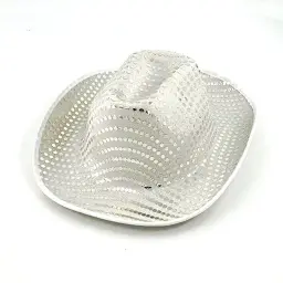 LED Light-Up Sequined Cowboy Hat thumbnail 1