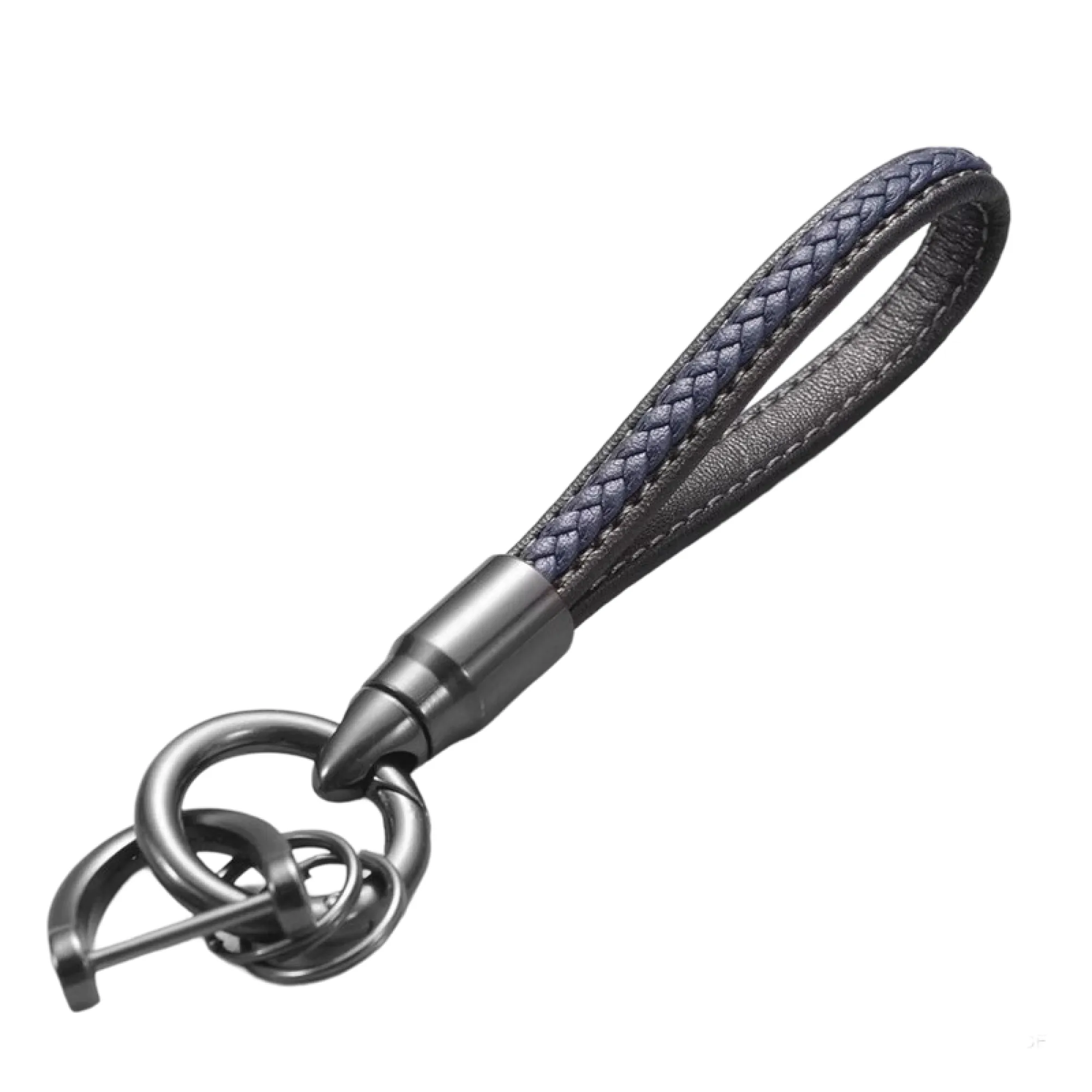 Handwoven Leather Keychain with Horse Hoof Buckle thumbnail 24