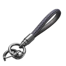 Handwoven Leather Keychain with Horse Hoof Buckle thumbnail 24