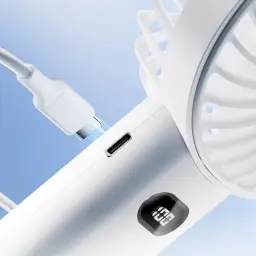 Wenwei HT05 Handheld/Desktop USB Rechargeable Fan with 3 Colors and 3 Battery Life Options thumbnail 5