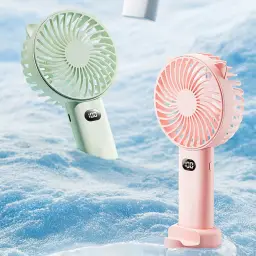Wenwei HT05 Handheld/Desktop USB Rechargeable Fan with 3 Colors and 3 Battery Life Options thumbnail 2