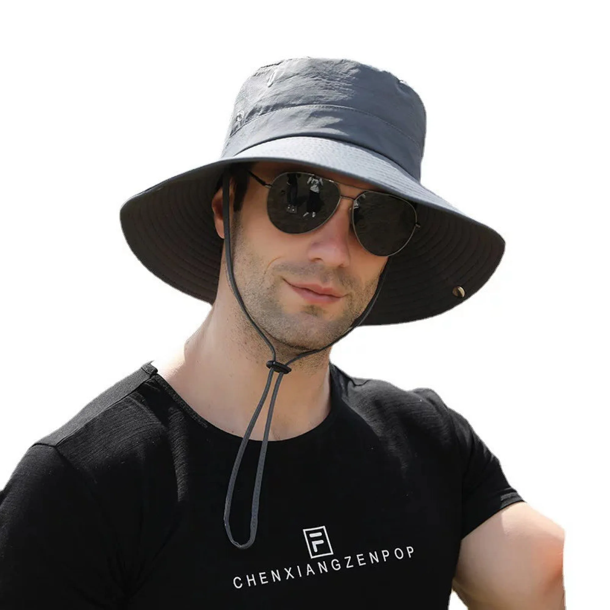 Polyester Fisherman Hat with Large Brim thumbnail 4