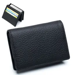 Top-Grain Cowhide Leather Card Case and Coin Purse thumbnail 6