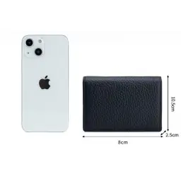 Top-Grain Cowhide Leather Card Case and Coin Purse thumbnail 4