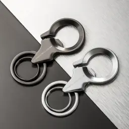 Zinc Alloy Keychain with Bottle Opener and Dual Key Rings thumbnail 3