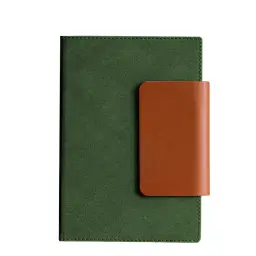A5 Hardcover Ruled Notebook with PU Leather Cover and Magnetic Buckle thumbnail 3