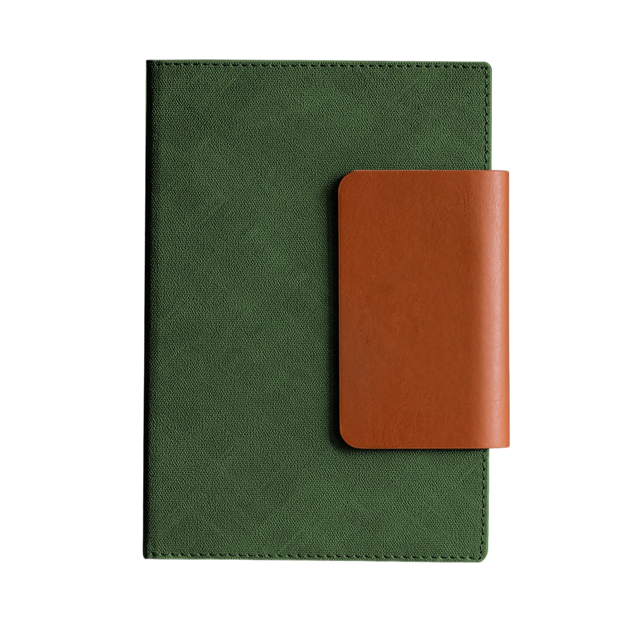 A5 Hardcover Ruled Notebook with PU Leather Cover and Magnetic Buckle
