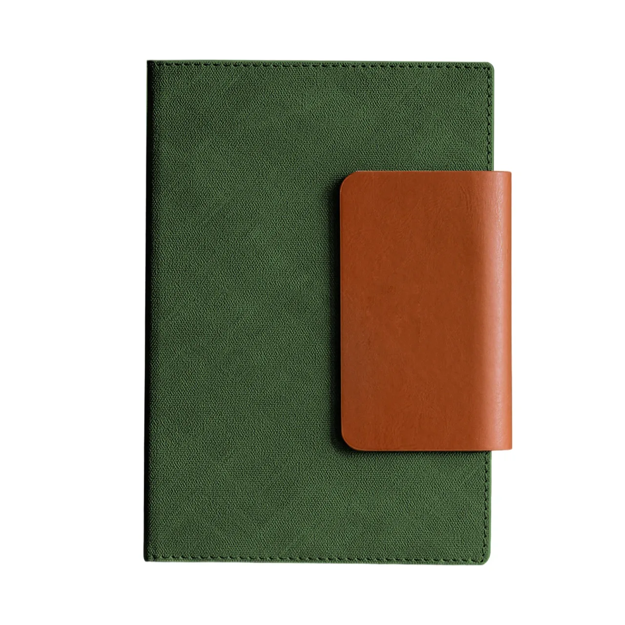A5 Hardcover Ruled Notebook with PU Leather Cover and Magnetic Buckle