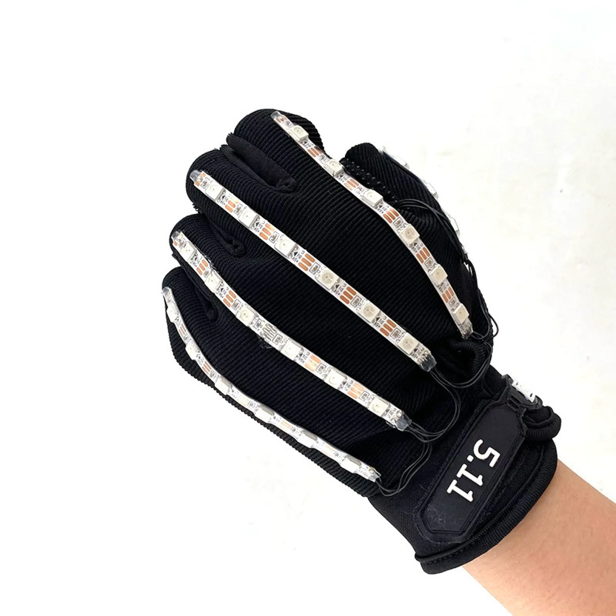 LED Light-Up Gloves with Fingerless Design and Multiple Color Options thumbnail 6