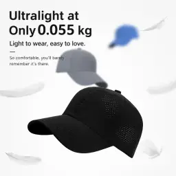 Adjustable Quick-Dry Mesh Baseball Cap with UPF50+ Sun Protection thumbnail 3