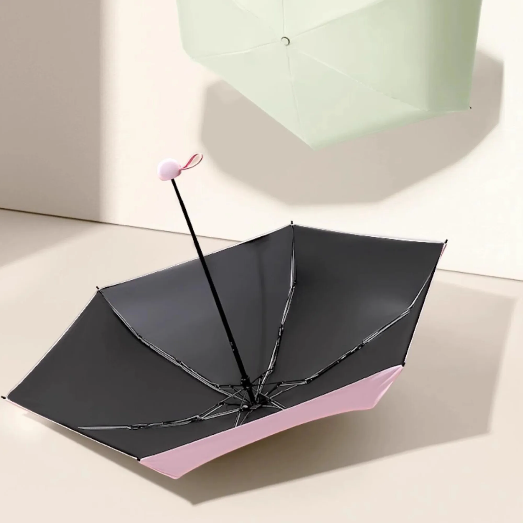 Five-Fold Mini Umbrella for Sun and Rain thumbnail 6