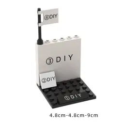 LEGO-Style Resin Minifigure Display Stand with Building Block Base thumbnail 8