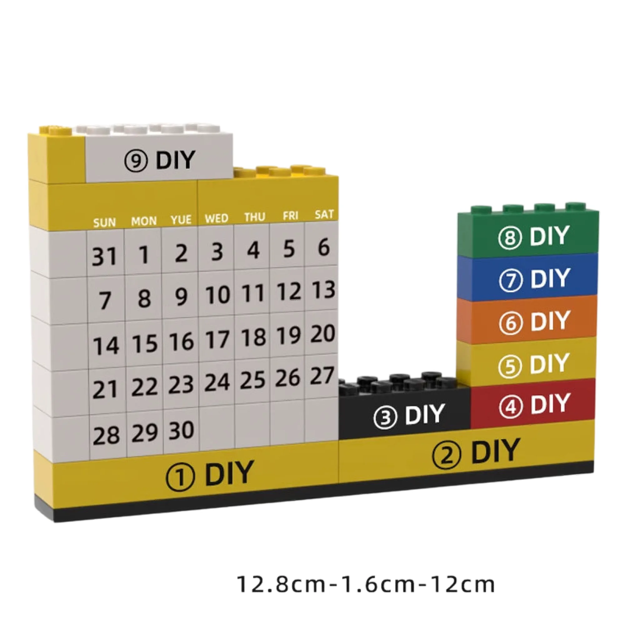 LEGO-Style Resin Minifigure Display Stand with Building Block Base thumbnail 10