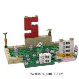 LEGO-Style Resin Minifigure Display Stand with Building Block Base thumbnail 12