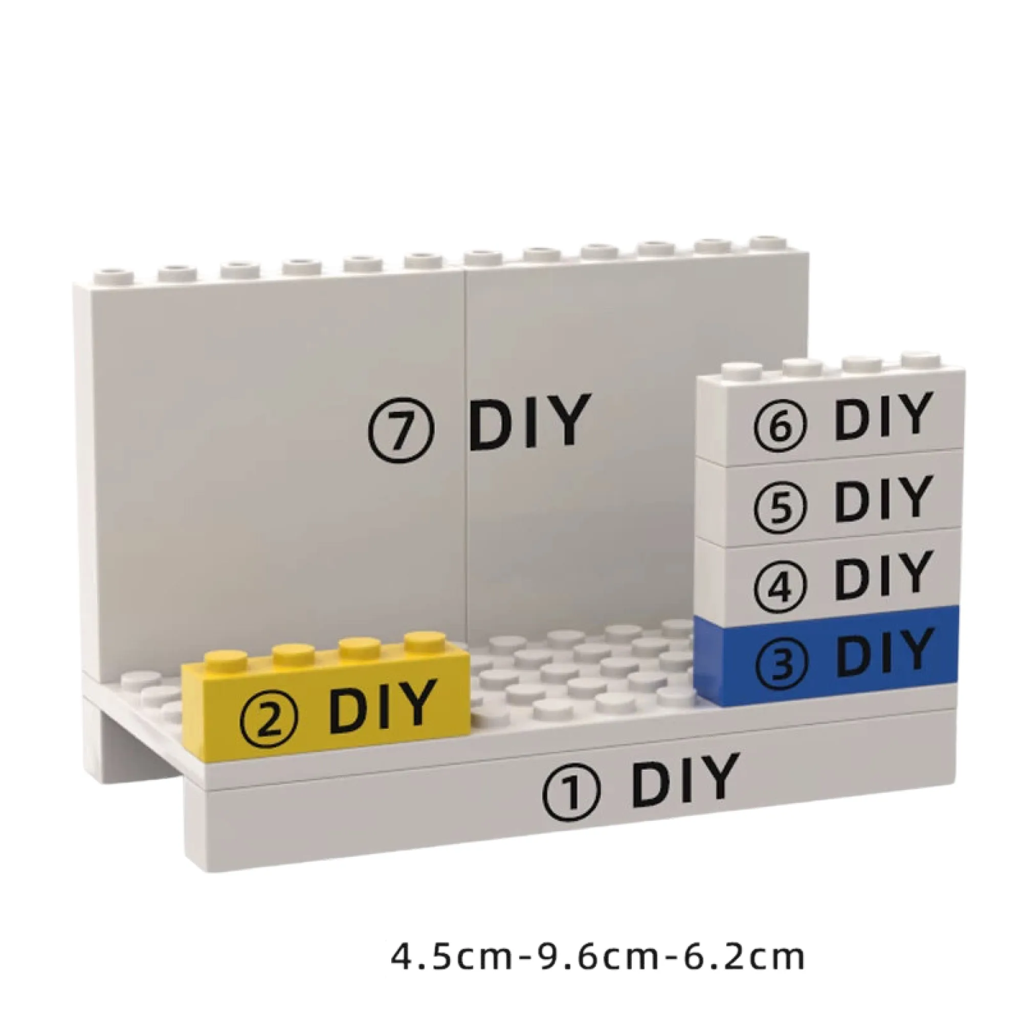 LEGO-Style Resin Minifigure Display Stand with Building Block Base thumbnail 11