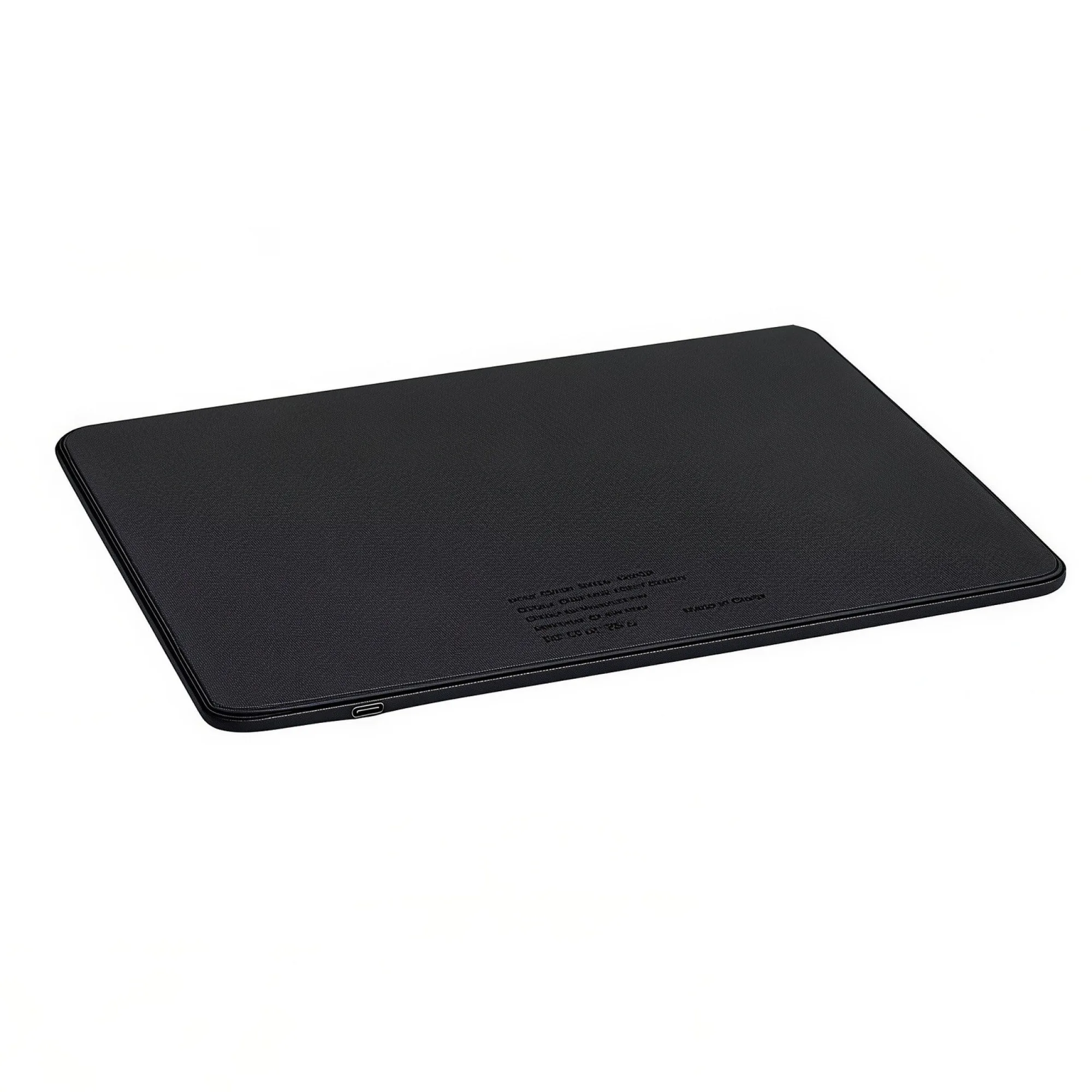 3-in-1 Wireless Charging PU Leather Mouse Pad thumbnail 7