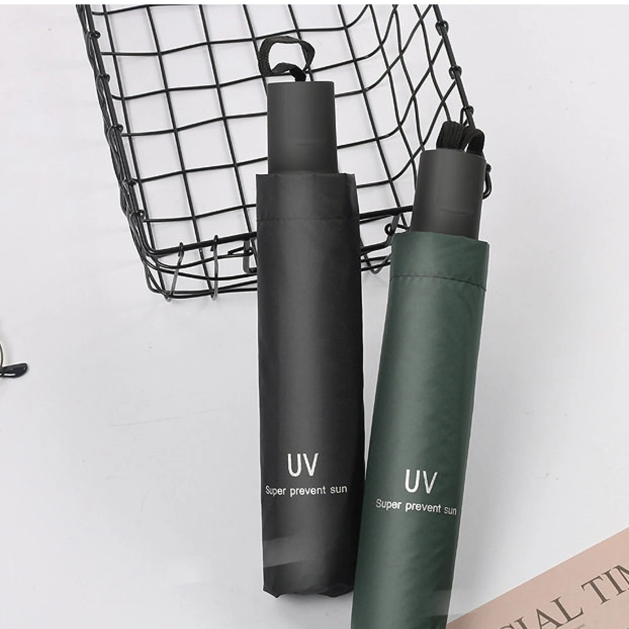 Manual Black Glue Folding Umbrella thumbnail 6
