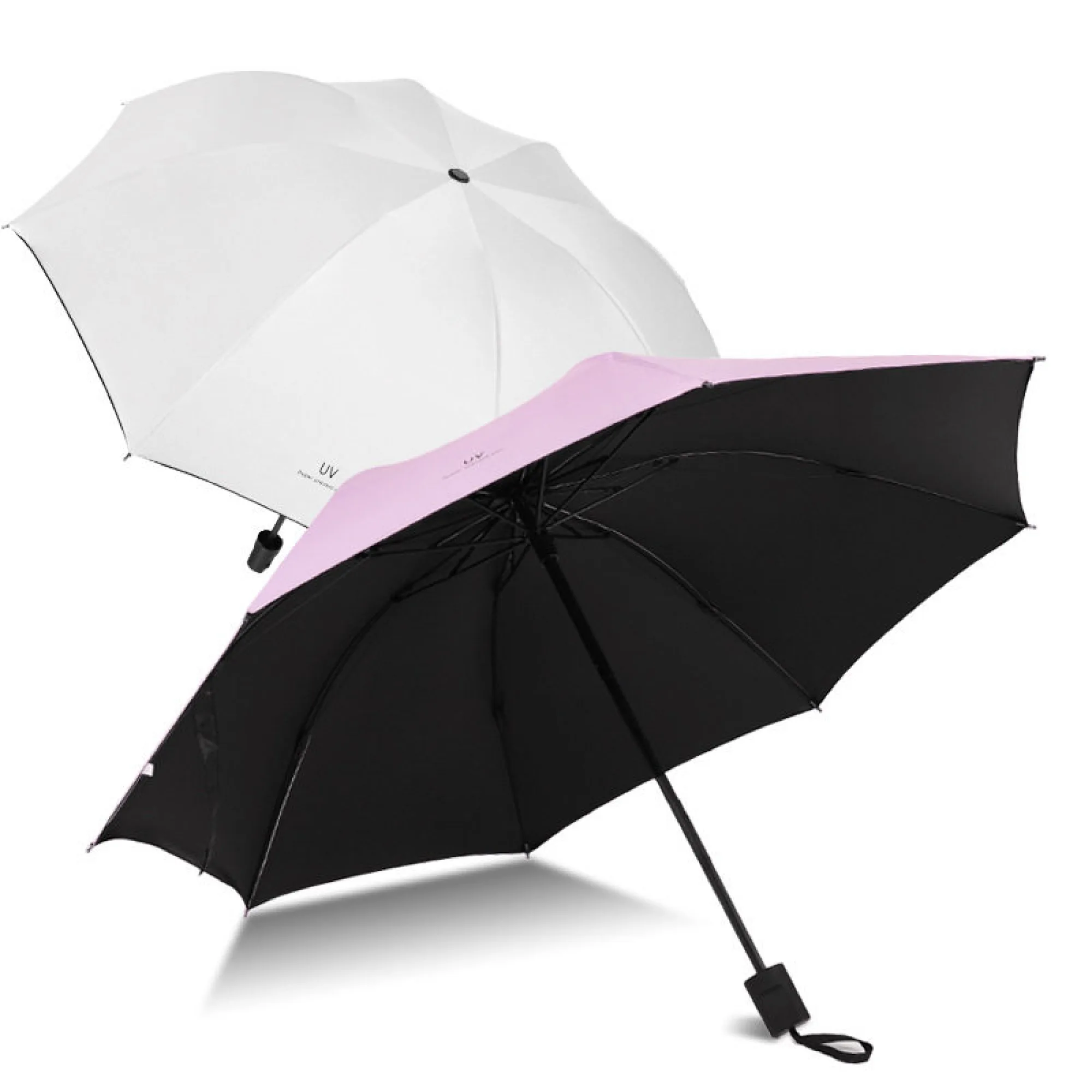 Manual Black Glue Folding Umbrella thumbnail 4