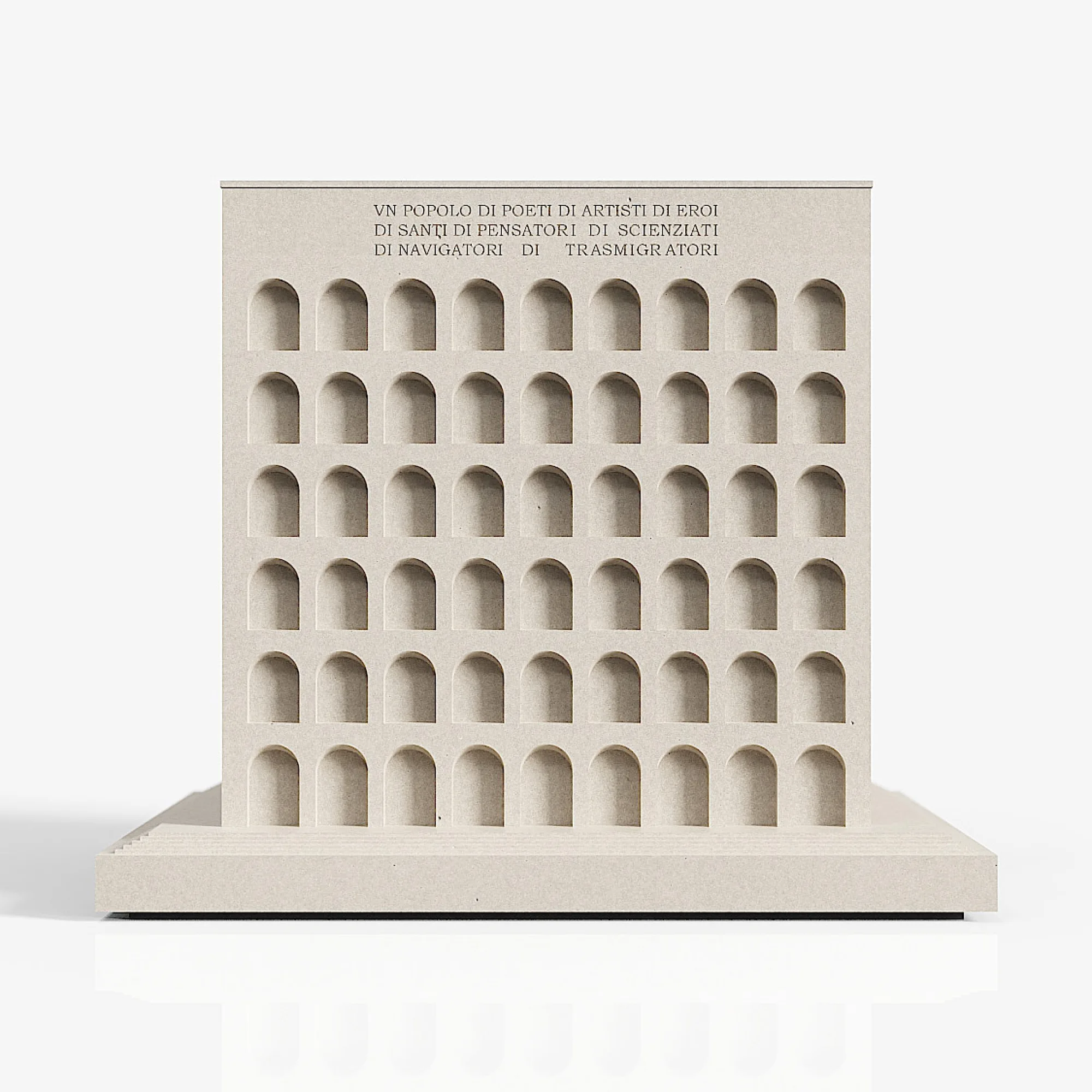 Italian Civilization Palace Concrete Pen Holder