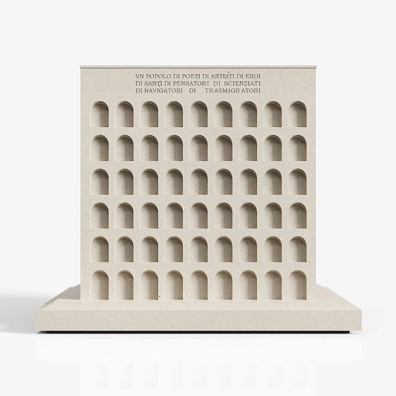 Italian Civilization Palace Concrete Pen Holder